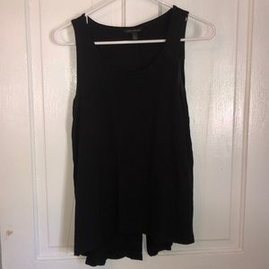 Banana Republic Mixed Media Tank Black